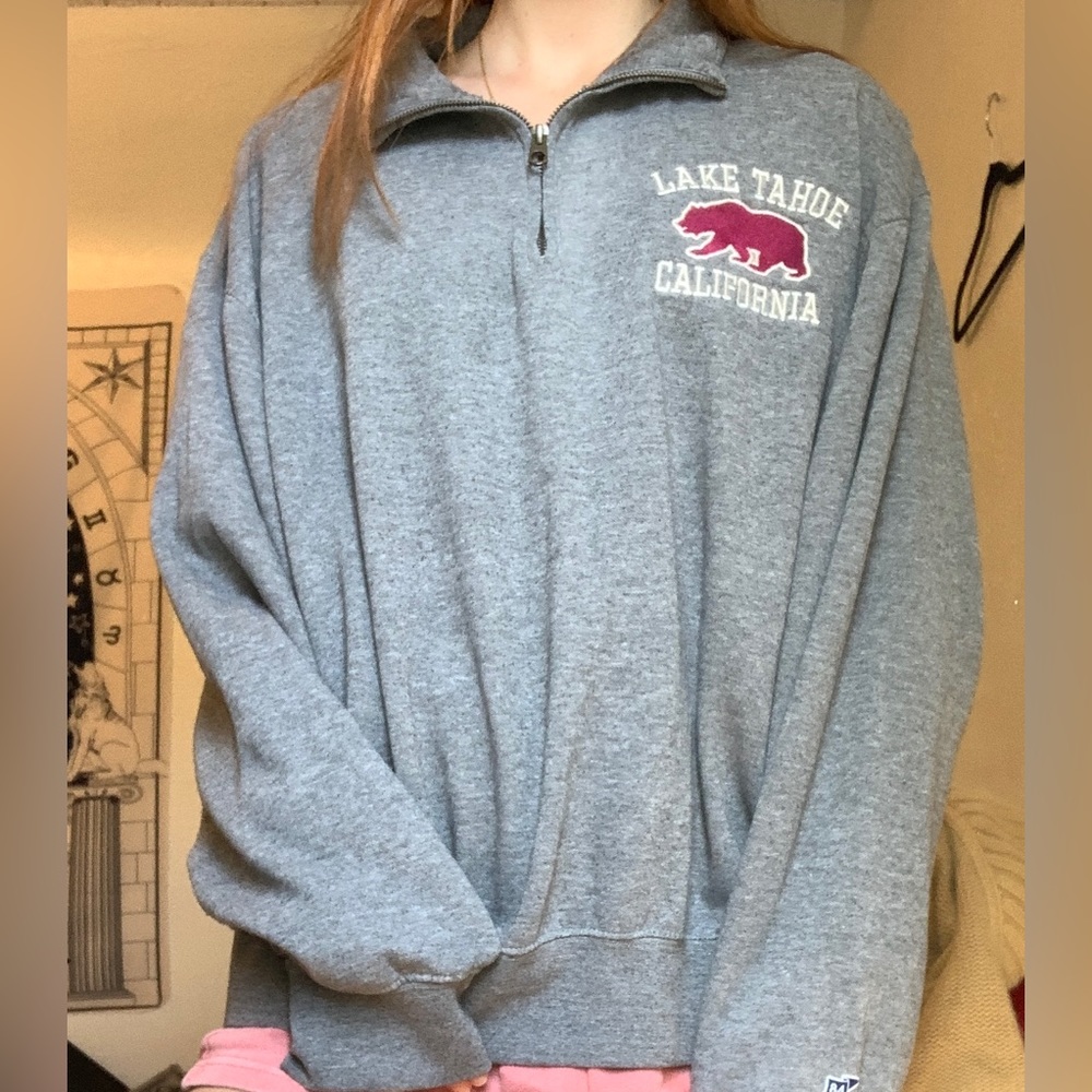 Blue 84 Souvenir Lake Tahoe Quarter Zip